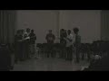 Farther along Octet rehearses Wade in the Water