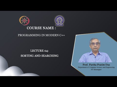 Lecture 04: Sorting and Searching
