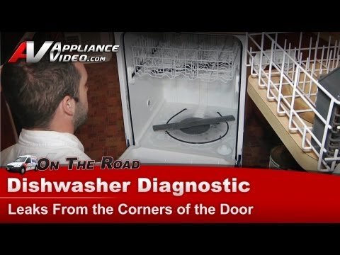 how to tell if dishwasher is leaking