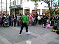sta. monica promenade street performer