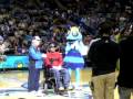 2010-05-13 | Myron Wright and the New Orleans Hornets ~> Myron Wright received a standing ovation from the New Orleans Hornets crowd. ()