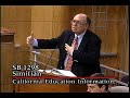 Senator Simitian Presents his SB 1298 (Education Data) Senator Simitian Presents his SB 1298 (Education Data)