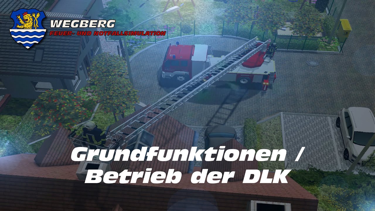 Einsatz der Drehleiter