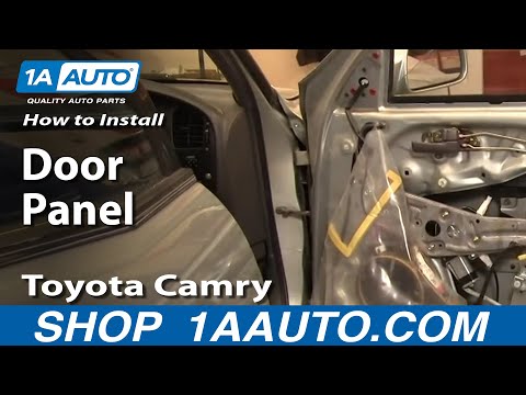 How To Install Replace Rear Door Panel Toyota Camry 92-96 1AAuto.com