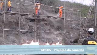 [Vídeo] Serviço de concreto projetado