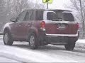 Multi-Car Crash Snow Slide on Ice- Extremely incredible.