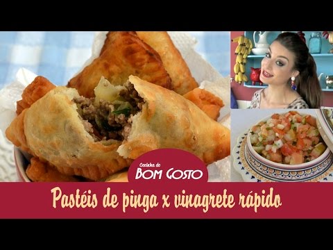 Pasteizinhos de Pinga com Vinagrete