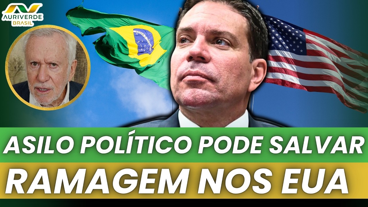 Ainda que visto de Ramagem tenha vencido,há o pedido de asilo político | Análise de Alexandre Garcia