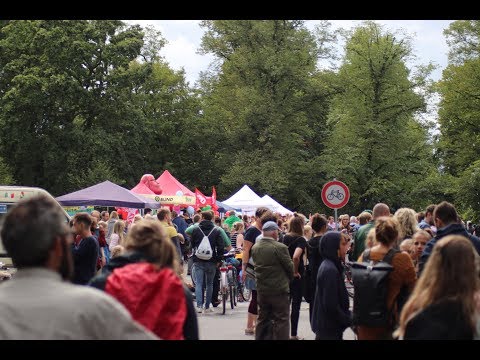 Leipzig: Brckenfest an der Leipziger Sachsenbrck am 2 ...