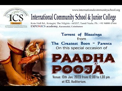 ICS Paadha Pooja