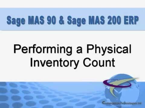 how to perform physical inventory count