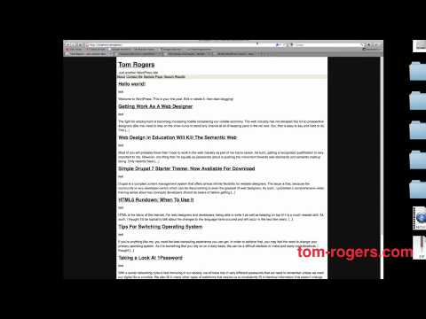 Developing Themes For WordPress: Part 3