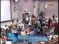 City Hall fight in St Petersburg after unconstitiutional Baywalk vote.