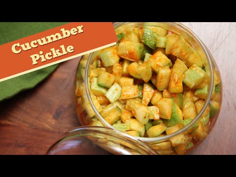 Cucumber Pickle | Instant Indian Pickle Recipe | Divine Taste With Anushruti