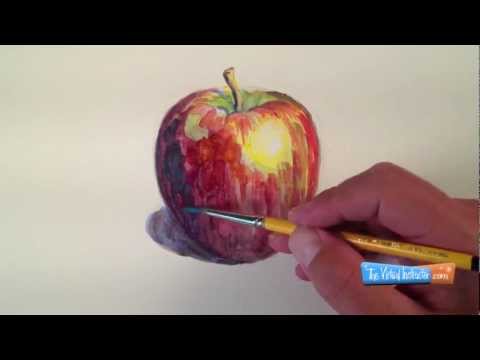 how to dye apples