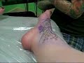 Tattoo Session-Foot beginning