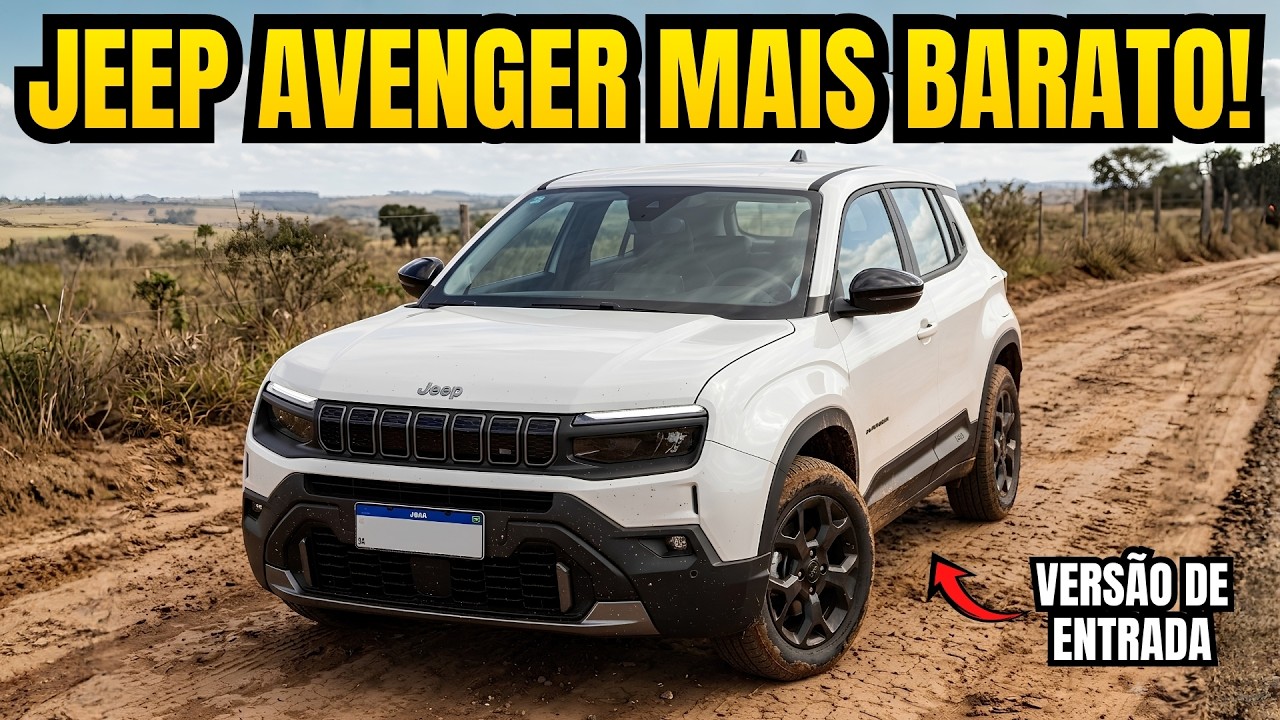 QUAL A DIFERENÇA ENTRE AS VERSÕES DO NOVO JEEP AVENGER 2027?