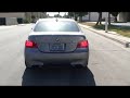 Dixis Titanium Exhaust on BMW E60 M5 Dixis Titanium Exhaust on BMW E60 M5