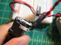 here i use a reed relay to switch control of two circuits. a reed relay is uses a thin magnetic strip, hence 'reed' as the inductive medium. this was to test it out in a circuit before using ac power