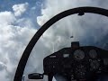 Segelflug an den Wolken und am Berg Segelflug an den Wolken und am Berg