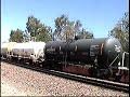 BNSF Leading A Manifest With KCS Units At Hanford BNSF Leading A Manifest With KCS Units At Hanford