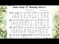 Đáp Ca Chúa Nhật 27 TNA || Thánh Vịnh 79 || St: Thái Nguyên