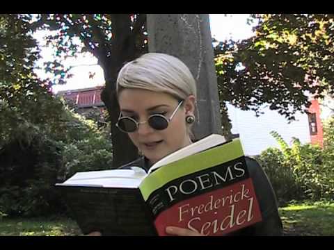 Frederick Seidel on a Picnic Table