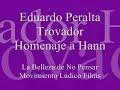 Eduardo Peralta Trovador en Homenaje a Hahn