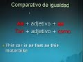adjetivos comparativos y superlativos 