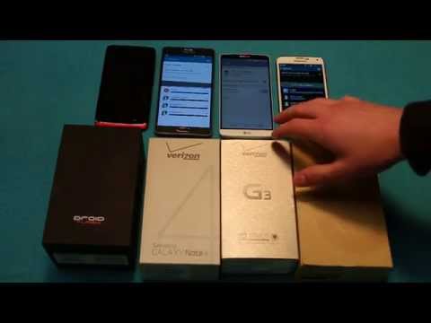 Droid Turbo, Note 4, LG G3, Galaxy S5 battery and benchmark comparison: