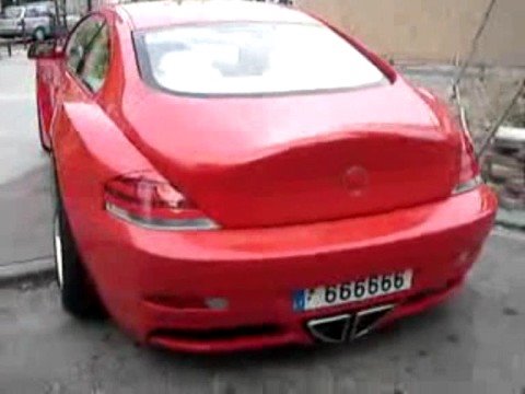 BMW 6  extreme tuning - Dieser 6er BMW fährt nicht auf einer 20' oder 22' Bereifung sondern auf  gigantischen 26'! Aber auch sonst ist er ein ganz...