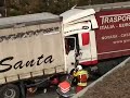 Oberwallis Lastwagen Unfall auf der Simplonstrasse Oberwallis Lastwagen Unfall auf der Simplonstrasse