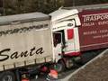 Oberwallis Lastwagen Unfall auf der Simplonstrasse
