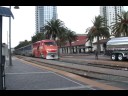 Operation Lifesaver F59PHI 455 Arrives into Downtown San Diego with Amtrak 768