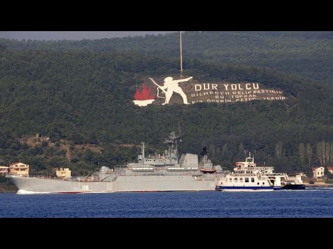 Russland-Ukraine-Krieg: Russisches Kriegsschiff Caesar Kunikov vor der Halbinsel Krim im Schwarzen Meer versenkt