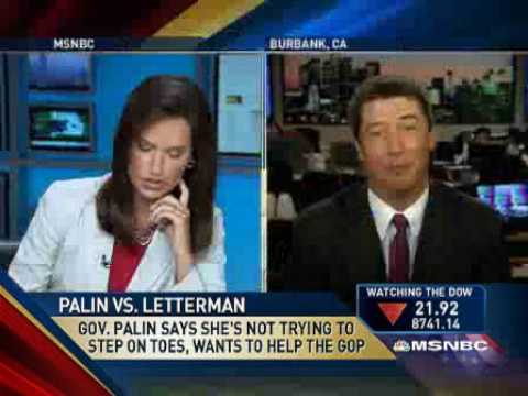 Argument - A news reporter on American MSNBC TV gets into an argument about Sarah Palin and then cuts the mic on her guest. What you've had to say about Reporter Argues...