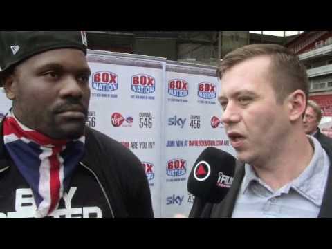 DERECK CHISORA EXCLUSIVE 'DAVID HAYE IS SCARED' FOR iFILM LONDON / HAYE v CHISORA PRESS CONFERENCE