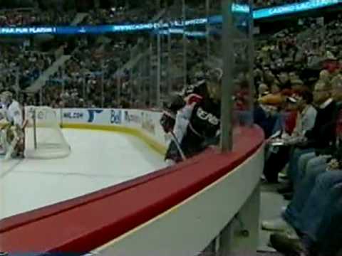 Jonathan Cheechoo's 1st Goal As A Senator