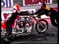 Dragrace Mantorp 1997 First supertwin 6 sec. run in Europe