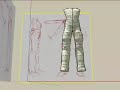 SketchUp Modeling - Female Character Part 1