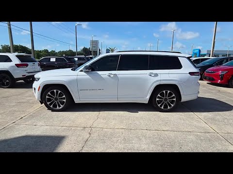 Certified Used 2021 Bright White Clearcoat JEEP OVERLAND 4X4 image 1