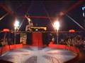 Berl Both in Circus Rigolo, salto op strakke koord