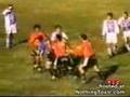 Aggressive Referee fight with players