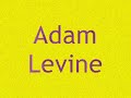 a tribuite to adam levine, the hottest man!..leave a comment if u like it
