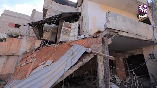 دمار يشهده مخيم نور شمس بعد احداث استمرت ما يقارب الـ5 ساعات