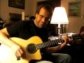 david bruce, guitarist and looping artist playing my sobell model i guitar with a song he has played at a friend's wedding entitled 