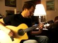 david bruce, guitarist and looping artist playing my sobell model i guitar with a song he has played at a friend's wedding entitled 