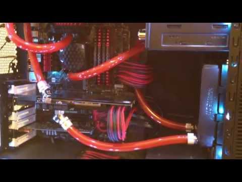 how to design a water cooling loop