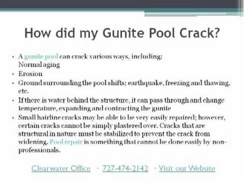 how to patch gunite pool