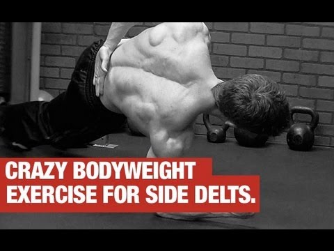 Shoulder Exercise - http://athleanx.com/x/impressivedelts - Bigger Shoulders in 90 Days You may be familiar with home shoulder exercises such as the pike pushup, wall pushup or ...
